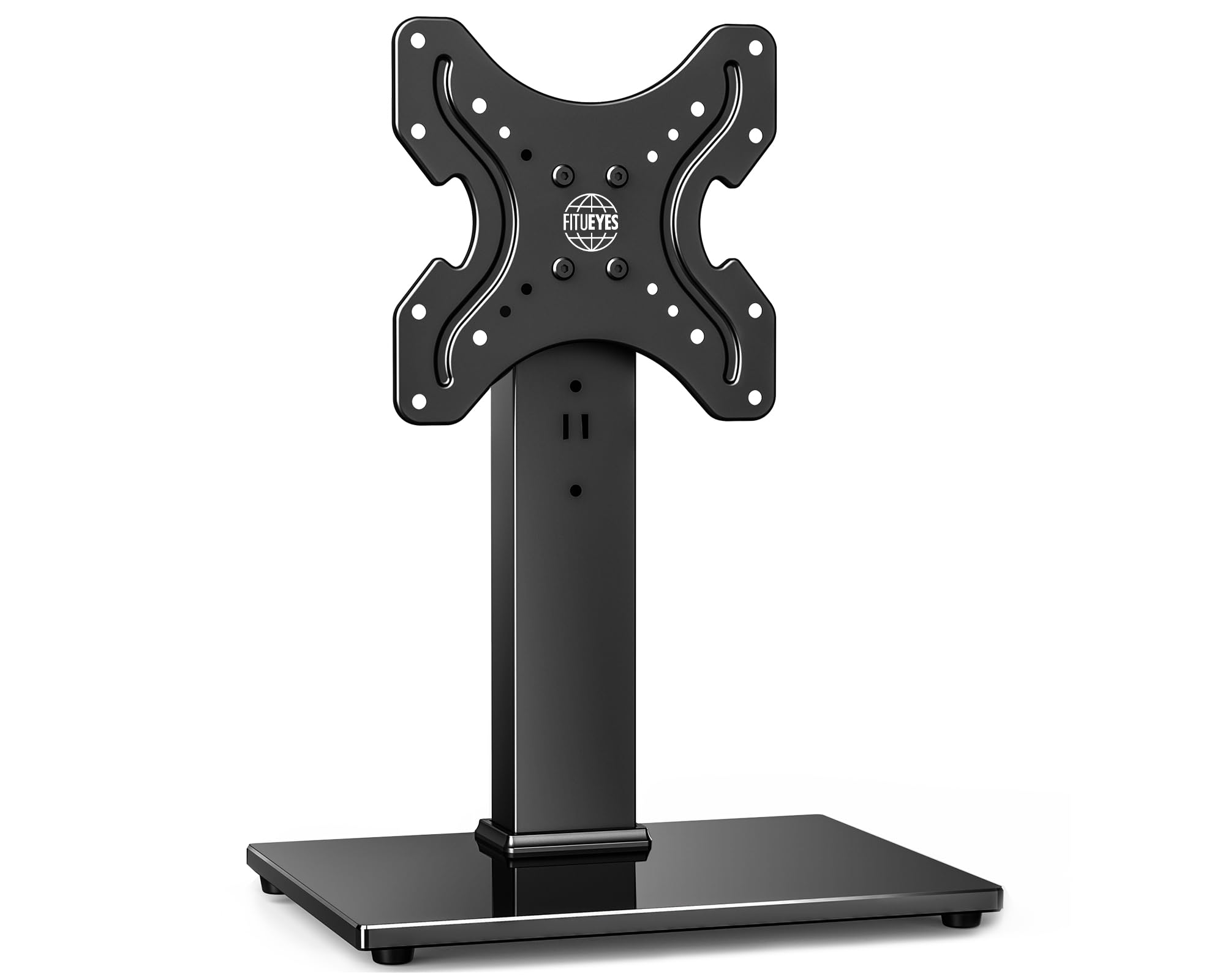 

FITUEYES Universal TV Compatible with For Adjustable Rotatable Black Stand, 19-42 inches, Tabletop, Height, Rack,