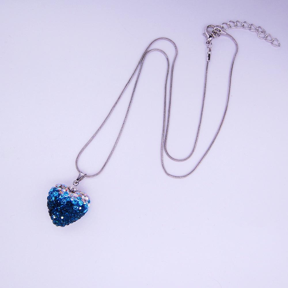 Women Spring Summer Lovely 16*18MM Pink&Red Color High Quality Rhinestone Strawberry Charm Pendant Chain Necklace Gift For Girl