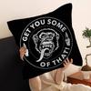 Gas Monkey Garage Logo Personalized Pillow Cover Kids Bedroom Wild Party Decor Pillowcase Kid Birthday Shower Gift