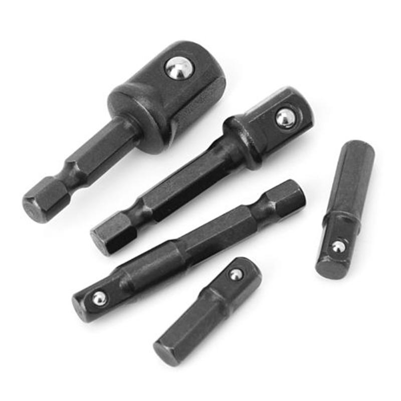 Adaptor biți hexagonali cu cheie tubulară, înlocuire standard, 5 buc., scule 1/4" 3/8" 1/2