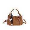 Retro Small Bag Women's Autumn and Winter 2025 New Fashion Niche Design Shoulder Messenger Bag Korean Version Ins Dumpling Bag