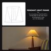 Chandelier Plafond Diy Ceiling Light Brackethade Frame Useful Practical Lamp Shade Bracket Frame Light Holder Chandelier