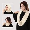 Versatile Neck Warmer Soild Circle Loop Sccarf New Winter Knitted Ring Scarf Woman Men Thick Neckerchief Windproof Muffler Scarf