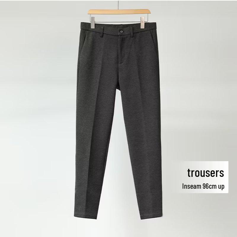 Men’s Slim Fit Woolen Blazer Suit Set - 2024 Autumn/Winter Collection