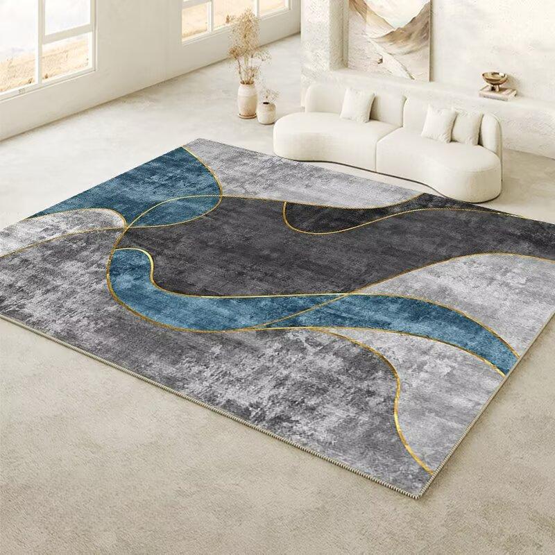 Abstraktní Velké Koberce do Obývacího Pokoje Moderní Lehký Luxus Dekorace Ložnice Koberce 200x300cm Přizpůsobená Podložka na Podlahu Koberce do Společenské Místnosti