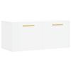 VidaXL Wall Cabinet White 80x36.5x35 Cm Engineered Wood 830060