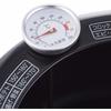 Pearl Metal 20cm One-Handed Tempura Pan with Thermometer, Induction Compatible, Iron, Deep Fryer, Age Cook HB-1372