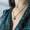Серебряная подвеска с сапфиром nano 0.9ct (2203445)