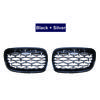 Car Front Bumper Mesh Grill Diamond Kidney Grille For BMW X5 X6 E70 E71 2008 2009 2010 2011 2012 2013 Chrome Meteor Style Grills