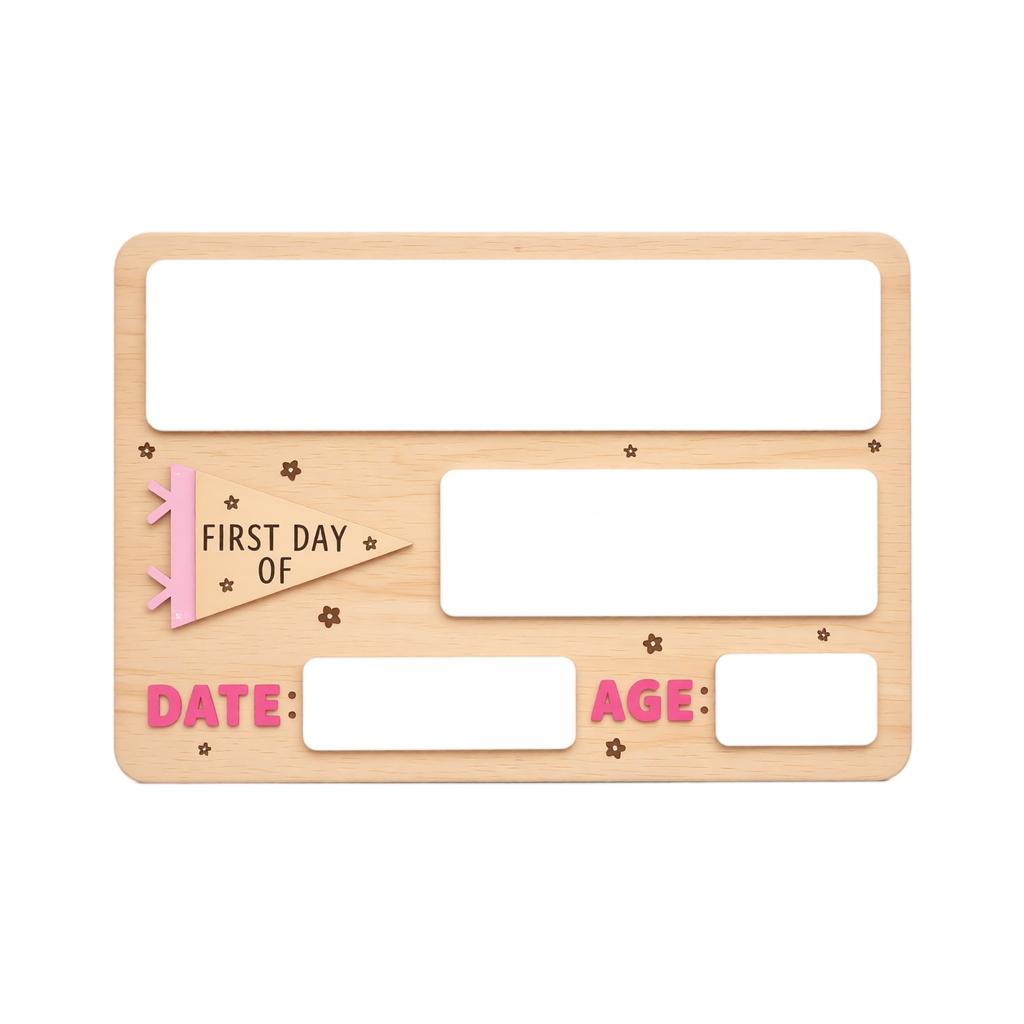 DIY School Day and Graduation Day Commemorative Plaque Sign