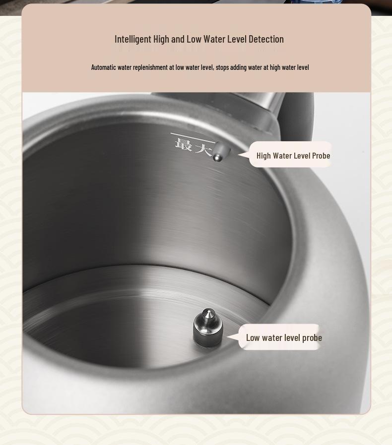 Automatic Electric Kettle: Integrated Hot Water Boiler & Tea Brewer with Heat Preservation