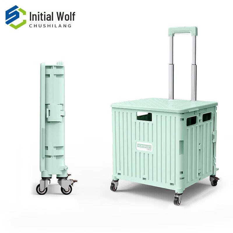 Initial Wolf Folding Shopping Cart
