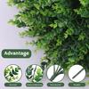 7 Heads35 Mesh Artificial Plants Green Eucalyptus Christmas Wreath for Wedding Home Balcony Bonsai Decoration DIY Shooting Props