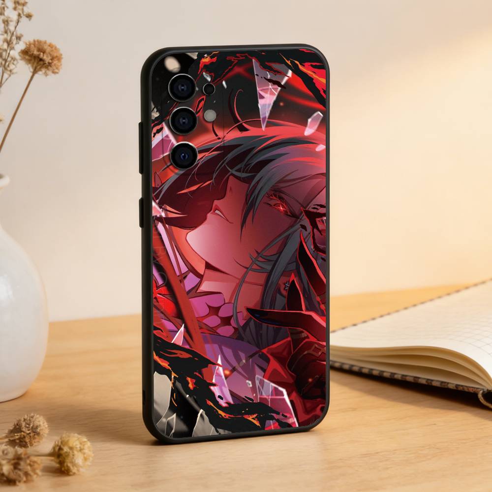 

Genshin Impact Arlecchino Phone Case For Samsung S25,S24,S21,S22,S23,S30,Ultra,S20,Plus,Fe,Soft Silicone Black Cover Samsung S225G