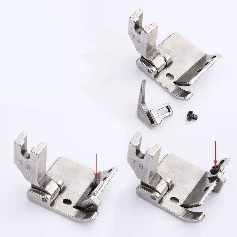 T9 Adjustable Multifunctional Presser Foot Hemming Folded Rolling Edge Guide Feet Of Flat Car Industrial Sewing Machine Parts