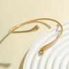 Vintage Simple Upper Arm Bracelet for Women Trendy Geometric Water Drop Shape Bangles Adjustable Women's Jewelry