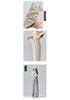 Spring 2025 Maternity Wide-Leg Pants: Adjustable Tummy Support, Casual Straight-Leg Fit Suitable as Outerwear.