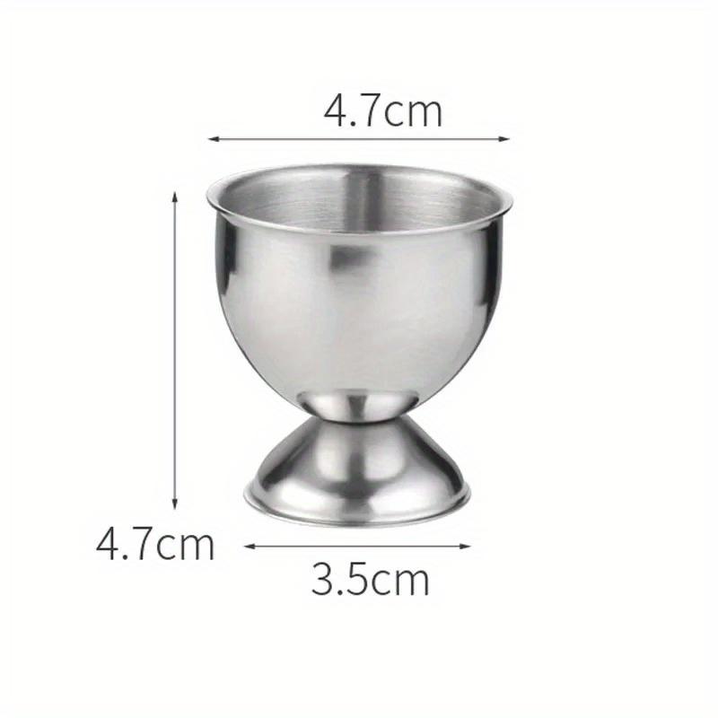 4Pcs Lot Stainless Steel Egg Holder Breakfast Egg Cup Stand Kitchen Accessories for Banquet Use