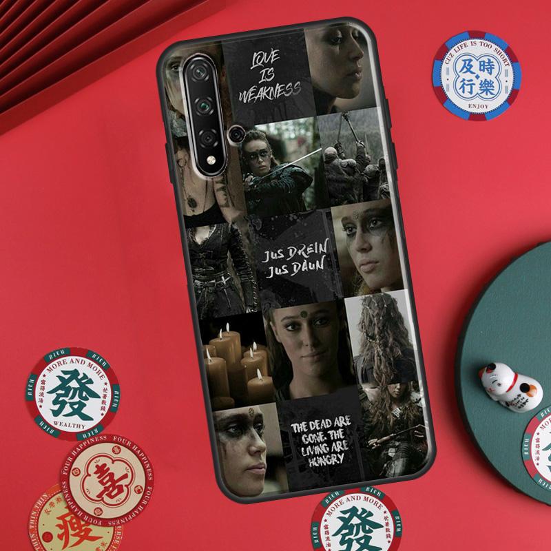 Heda Lexa The 100 TV Show For Huawei P60 Pro P30 P40 Lite Nova Y61 Y91 Y90 Y70 Y60 Y72 12s 12i 11i 7i 8i 9 10 SE Case