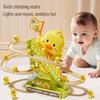 Children's Electric Climbing Duck Track: Interactive Light & Music Toy