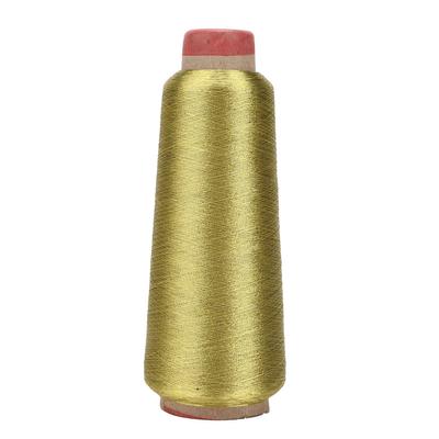 Sewing Thread HardWearing Household Polyester Yarns for DIY Embroidery Machine Project(Gold )