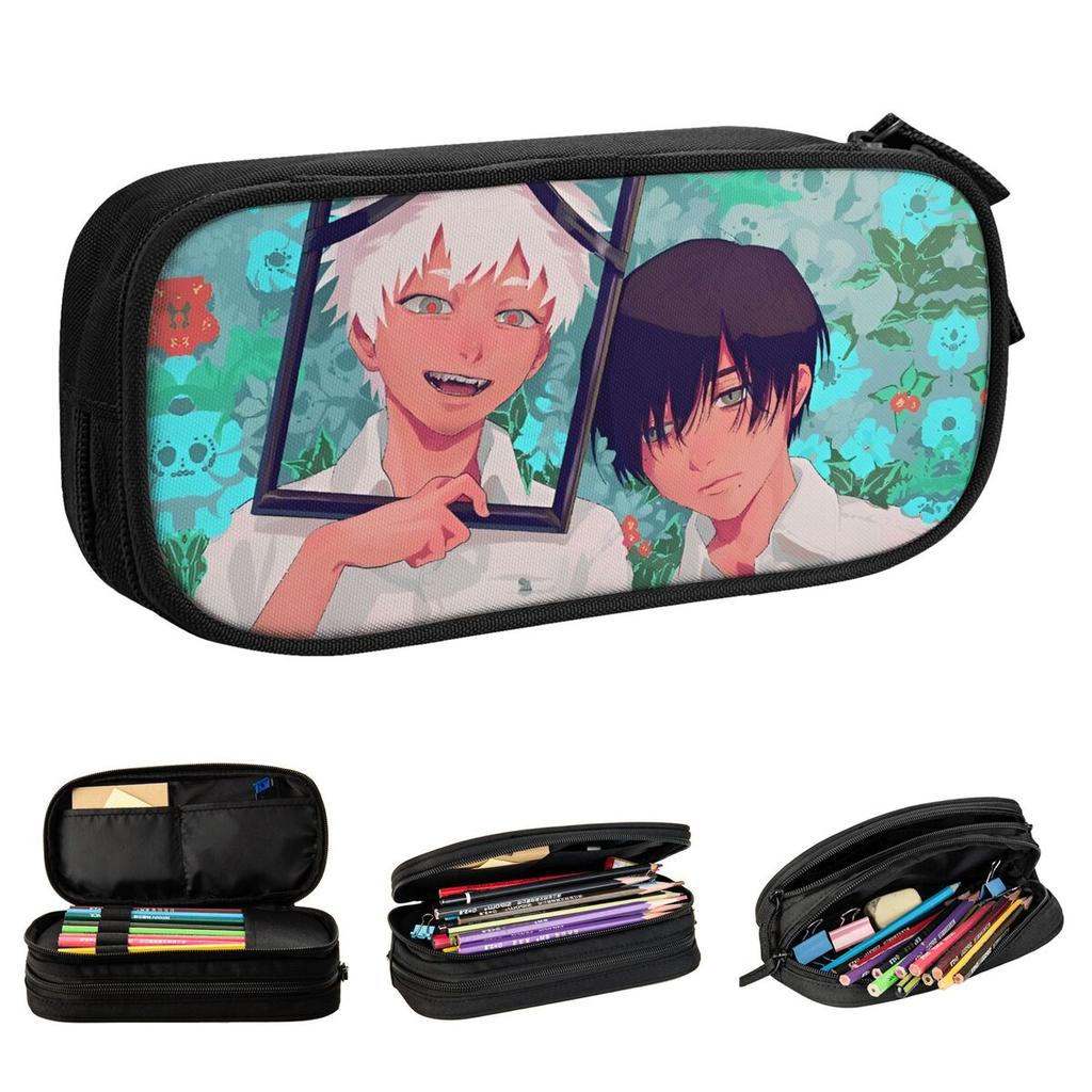 Schattige Manga De Zomer Waarin Hikaru Stierf Etui Yoshiki Etuis Pennendoos Grote Capaciteit Tas Schoolbenodigdheden Rits Schrijfwaren