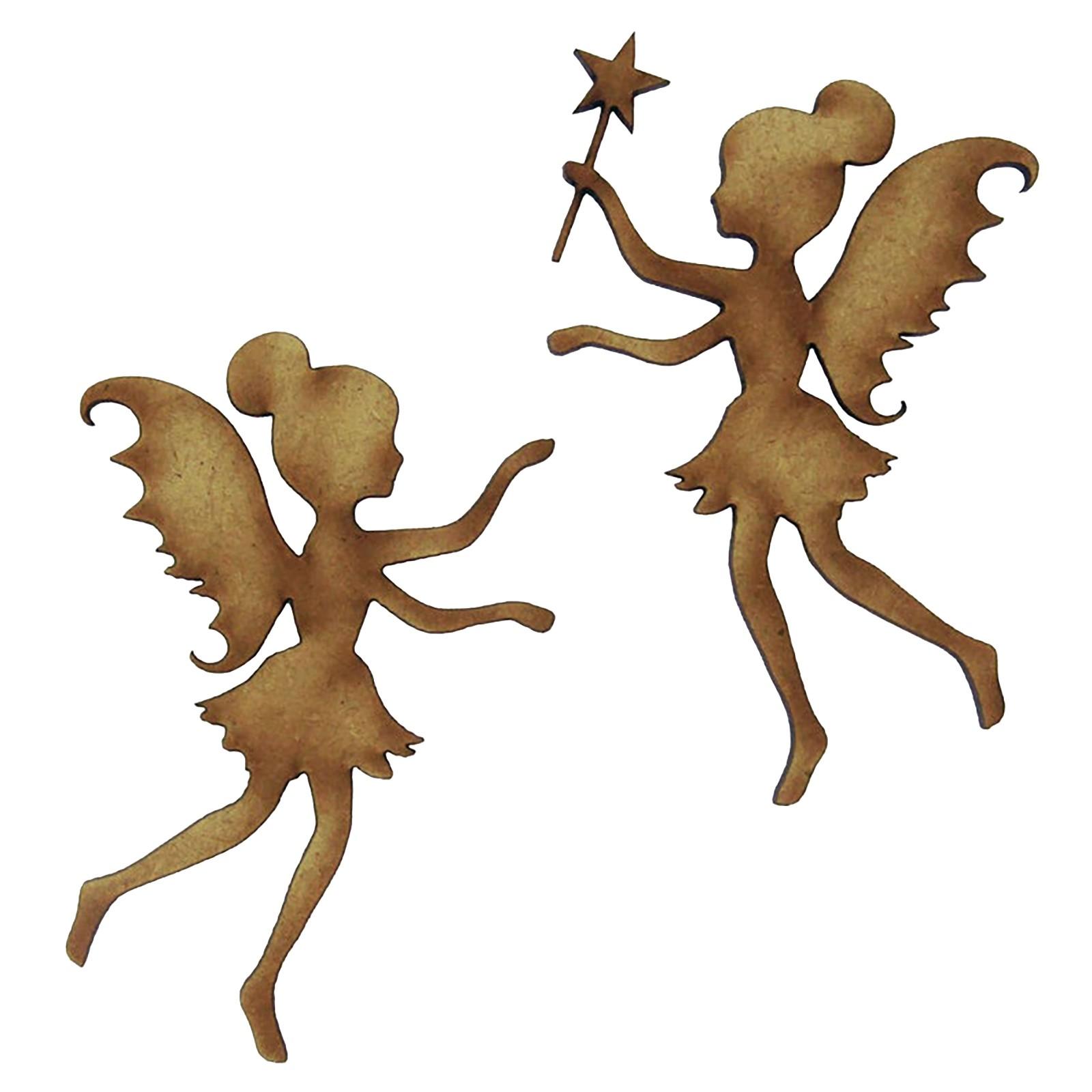 

Аксессуары для кукольного домика FairytaleS Две разные красивые летающие феи One Size