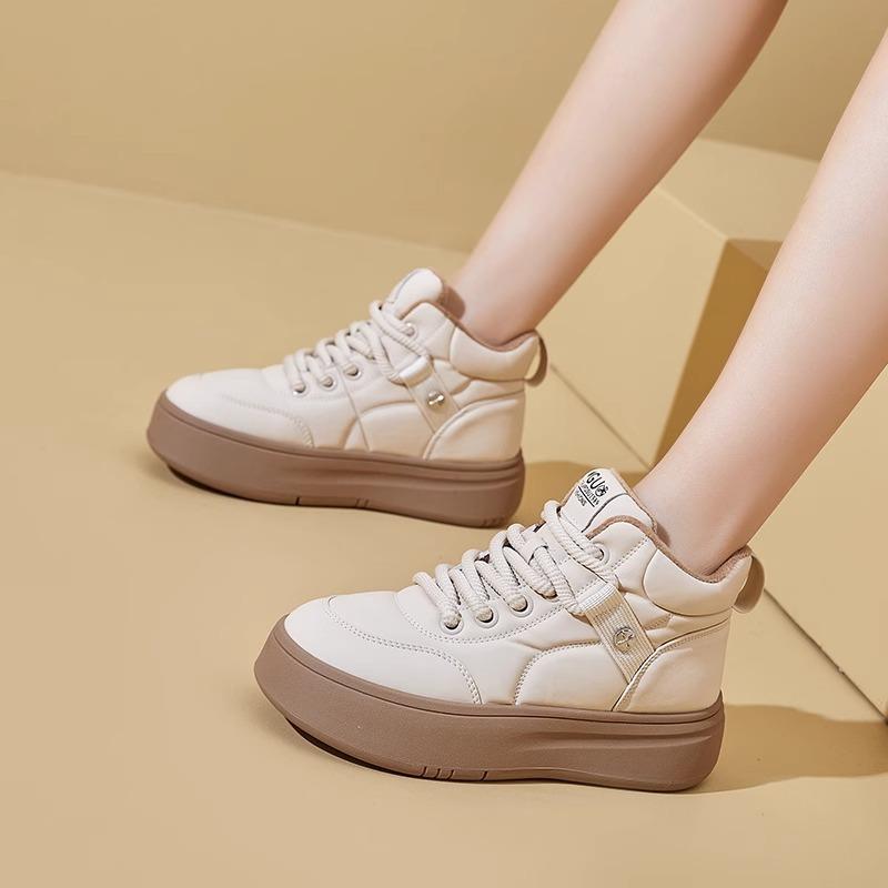 Snow boots women's new women's winter velvet thickened warm shoes waterproof platform boots short boots cotton shoes