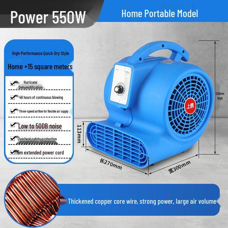 Powerful Floor & Hair Dryer for Home and Commercial Use