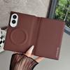 For Samsung Galaxy Z Fold 8 Ultra 8 7 6 5 Case Luxury Matte Leather Magnetic Wireless Charging Shockproof Back Cover Accessories