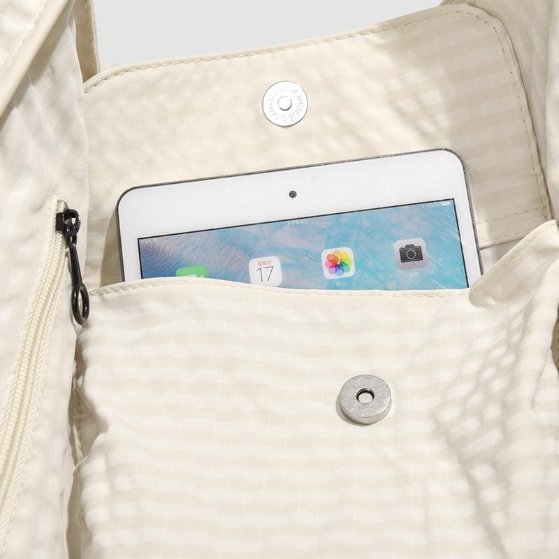 Plaid Tote Bag Women's Lightweight Large Capacity Shoulder Bag