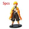 Anime Demon Slayer Kimetsu no Yaiba Figur Kamado Tanjirou Actionfigur Agatsuma Zenitsu Nezuko Krieger PVC Modell Spielzeug