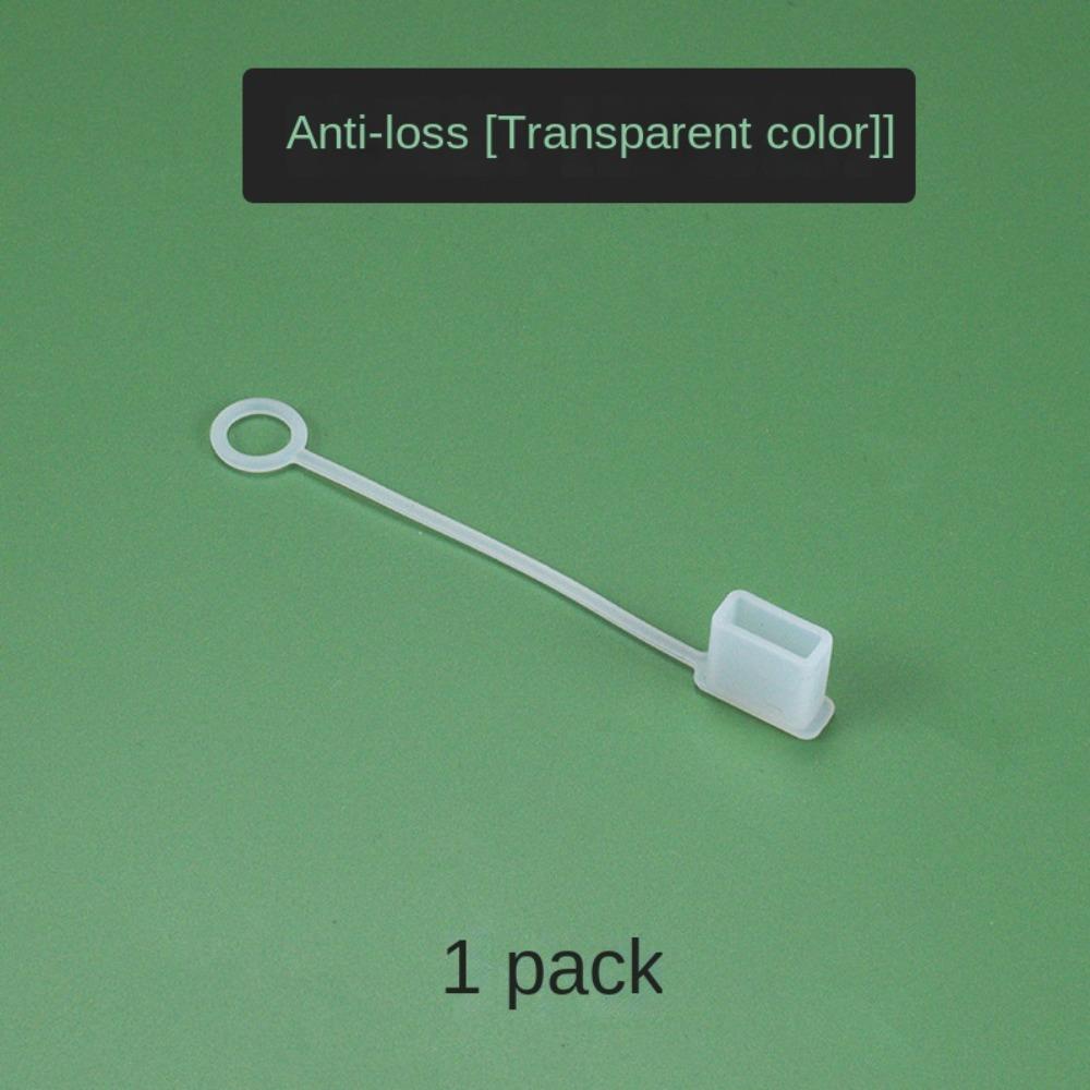 Universal Data Line Cable Stopper Covers with Rope Protective Cover USB Plug Protector