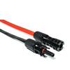 1Pair Solar Panel Flat Photovoltaic Extension Cable For Connecting Inverters Photovoltaic Installation Connection Line Connector