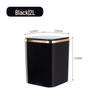 Mini Cute Press-Type Pop-Up Lid Desktop Trash Can, Wall-Mountable, Simple Square Design