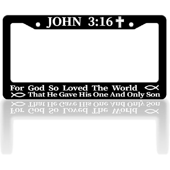 Cherry Blossoms License Plate Frame Beautiful Pink Flowers License Plate Frames Funny Auto Accessory Bracket Stainless Steel License Plate for Women