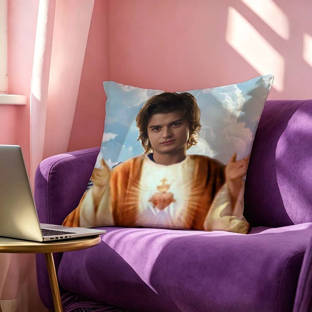 DDjo Joe KKeery Singer Pillow Case Square DoubleSided Sofa Cushion Cover Bedroom Bedside Pillow