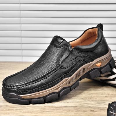 Brandneue Herren-Oxfordschuhe mit verschleißfester Sohle, schlicht, modisch, Outdoor-Wanderschuhe, Reiseschuhe, Herren-Pendler-Businessschuhe