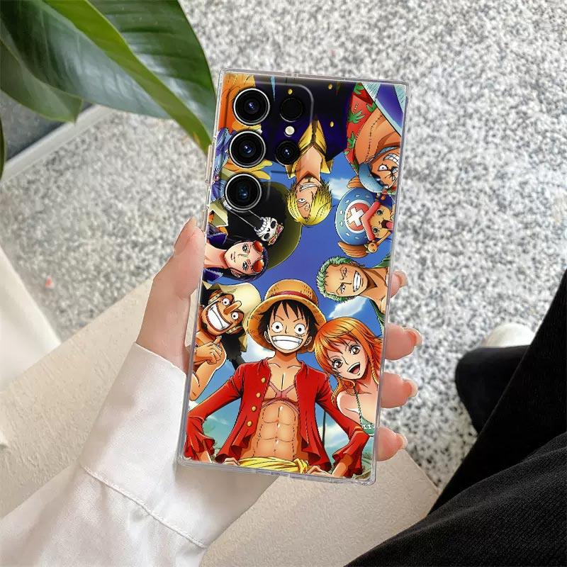 Japanese Anime Ones Zoro Piece Luffy S26 Ultra Case For Samsung Galaxy S25 S26 S24 S23 Ultra S22 S20 Plus S21 FE A57 Phone Cover