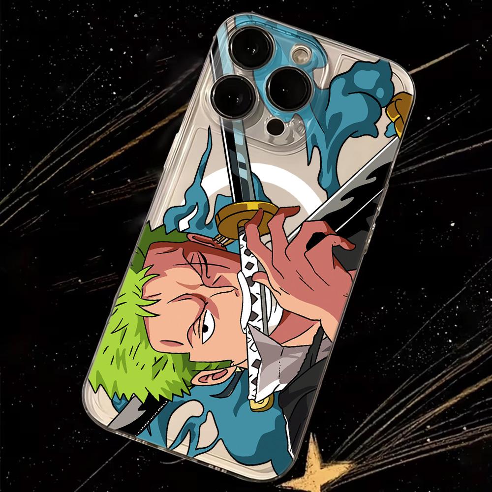 Anime Ones Pieces Luffys Magnetic Phone Case for iPhone 17 16 15 14 13 12 11 8 7 Air Plus Pro Max X XR XSMax Soft Clear Tpu