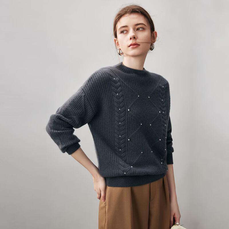 Komom Boka Women's Cable Knit Cashmere Sweater