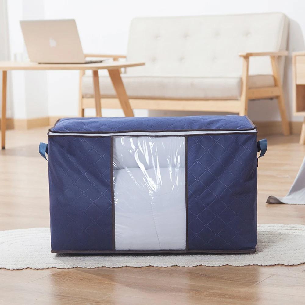 Non Woven Cotton Quilt Storage Bag Large Capacity Clothing Cotton Quilt Mobile Luggage Moisture Proof And Dustproof Portable Bag
