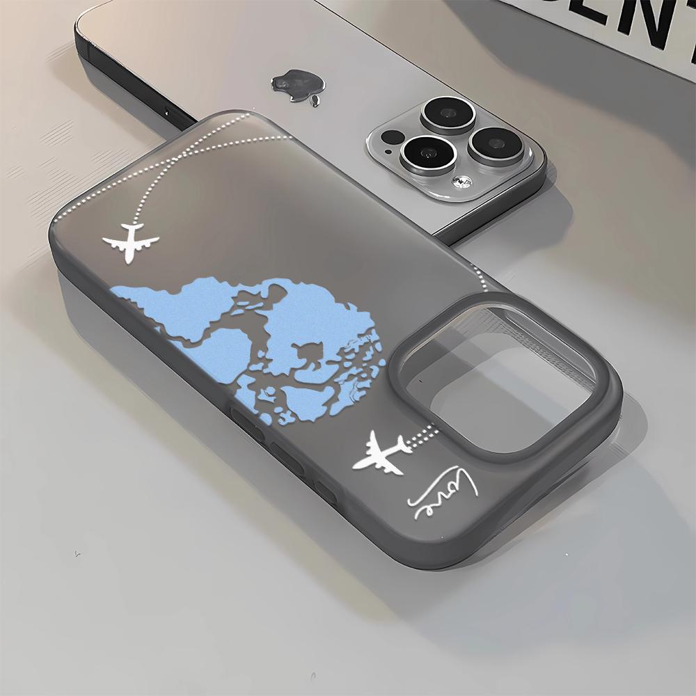 Global Aviation Phone Case For Iphone 17 17air 16 15 14 13 12 11 8 7 Pro Max Mobile Protective Case Soft Funda Cover