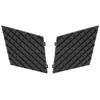 A Pair Black For BMW E60 E61 M Bumper Cover 51117897186 51117897184 E60 E61 Car Front Bumper Lower Mesh Grill Plate Trim Cover