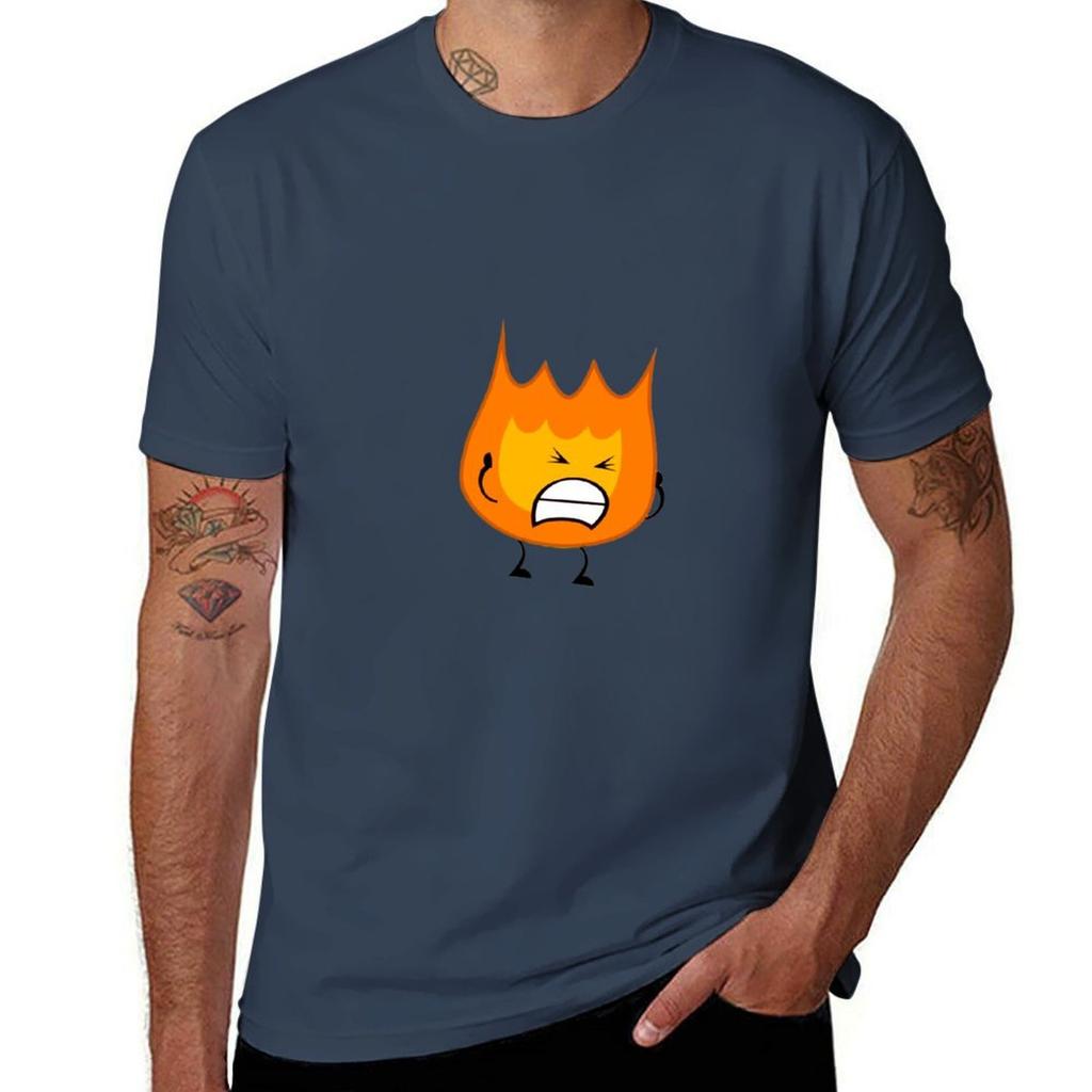BFDI Firey TShirt Modern Style Print TShirt