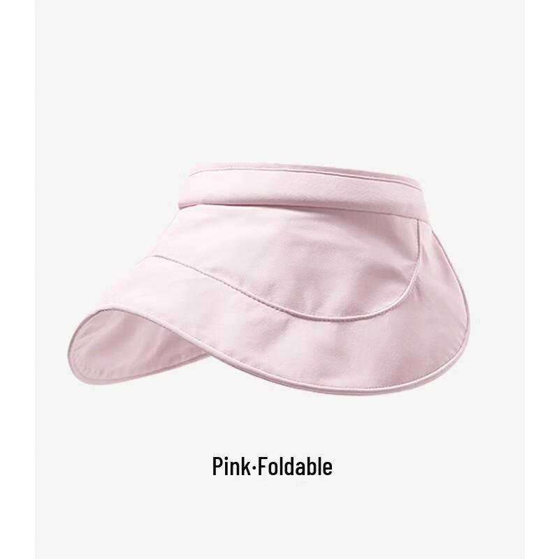 Women s Wide Brim Sun Visor Hat розовый