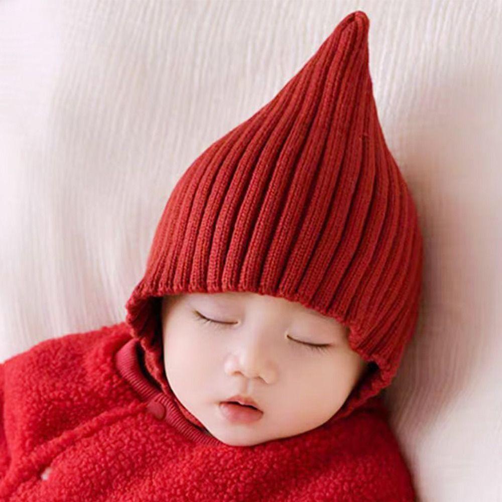 Cute Toddler Beret Cap Warm Infant Bonnet Soft Baby Knitted Hat