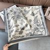 Retro flower imitation cashmere shawl women's autumn and winter travel versatile multi-functional warm scarf double-sided scarf