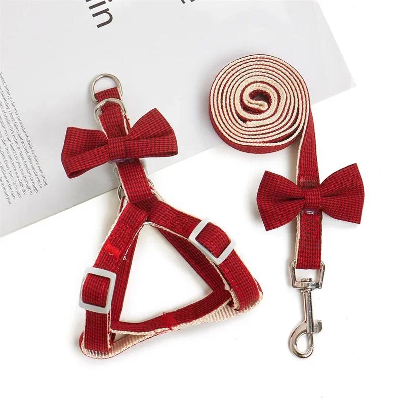 Adjustable Pet Harness for Small Dogs Cats Dog Harness and Leash Set Cute Starfish Kitten Puppy Harness