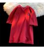 Men’s Trendy Loose-Fit Summer 2024 White Cotton Short-Sleeve T-Shirt